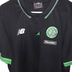 Celtic football club new balance polo shirt